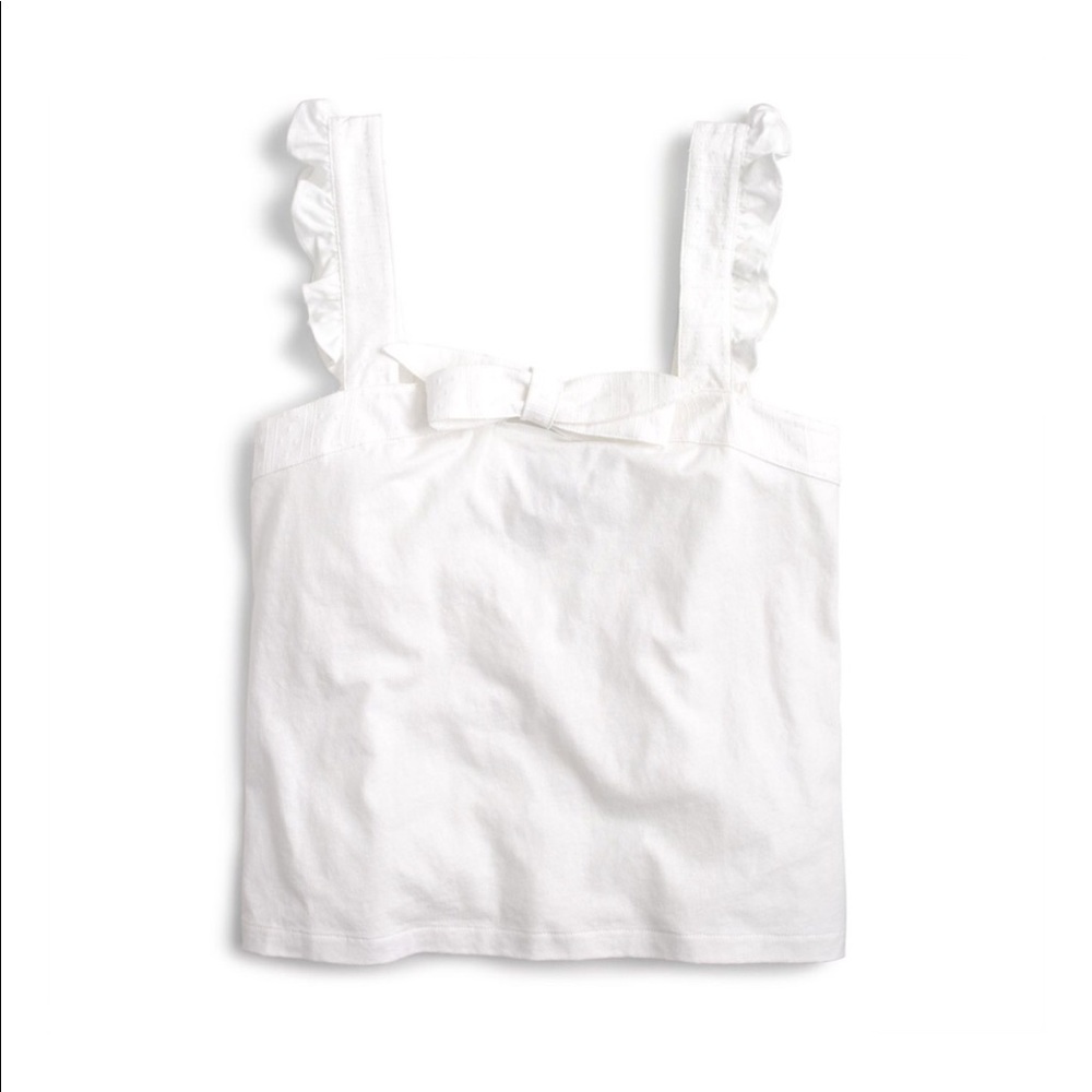 NWT J.crew trim bow top size medium